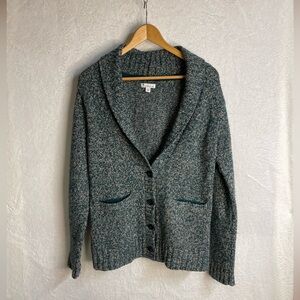 LL Bean Signature Shawl Neck Cardigan